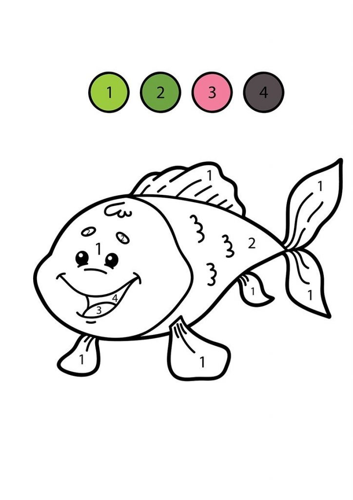Balık boyama resmi