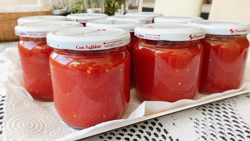 Kışlık domates sosu nasıl yapılır? Makarna sosu 7